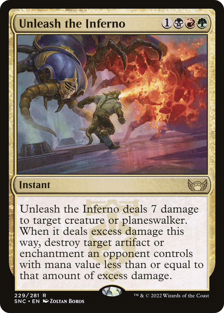 Unleash the Inferno (SNC-229) [Streets of New Capenna]