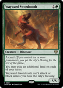 Wayward Swordtooth (CMM-331) [Commander Masters] Foil