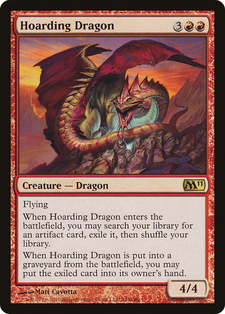 Hoarding Dragon (M11-144) [Magic 2011]