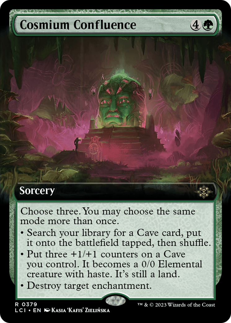 Cosmium Confluence (LCI-379) [The Lost Caverns of Ixalan]: (Extended Art) Foil