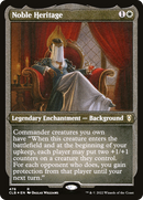 Noble Heritage (Foil Etched) (CLB-478) [Commander Legends: Battle for Baldur's Gate] Foil