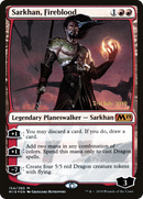 Sarkhan, Fireblood (PRE-154S) [Core Set 2019 Promos] Foil
