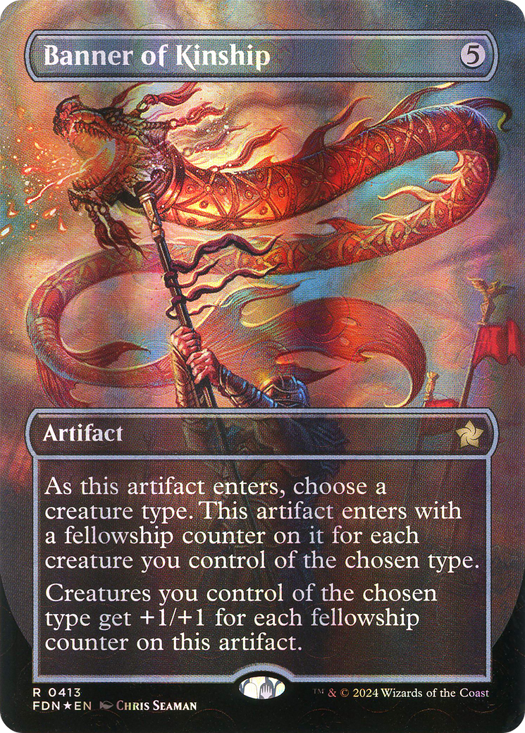 Banner of Kinship (FDN-413) [Foundations] (Borderless) Foil