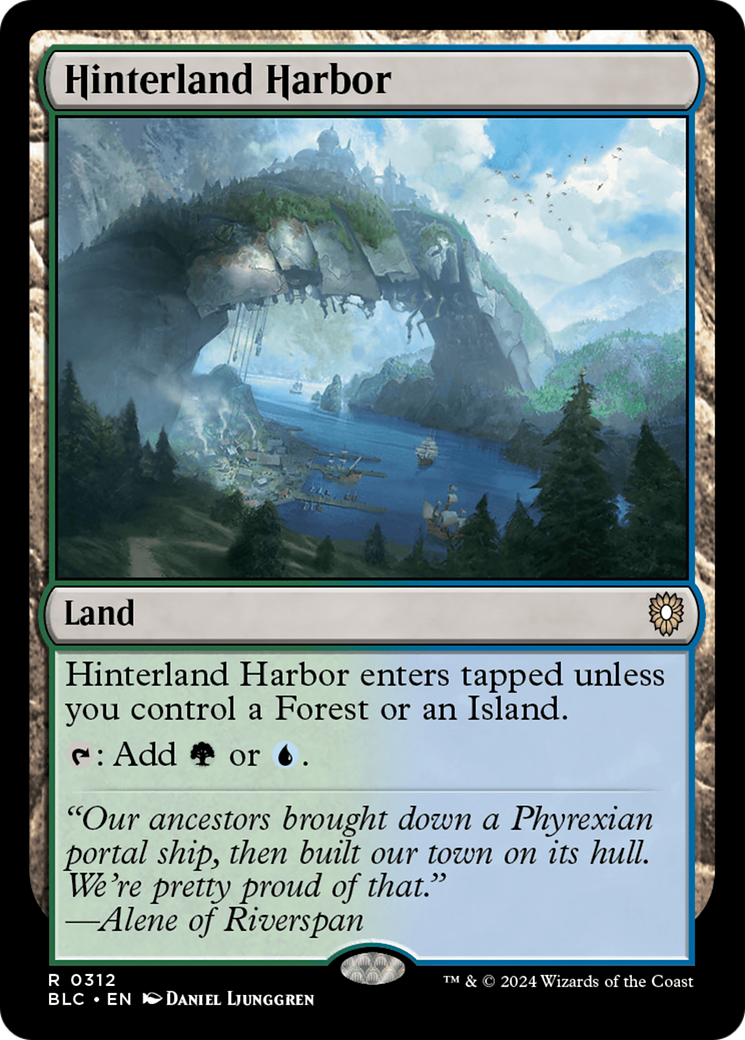 Hinterland Harbor (BLC-312) [Bloomburrow Commander]