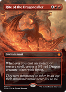 Rite of the Dragoncaller (FDN-331) [Foundations] (Borderless) Foil