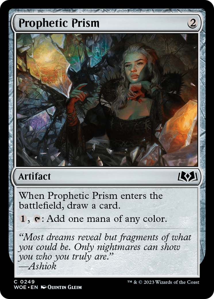 Prophetic Prism (WOE-249) [Wilds of Eldraine] Foil