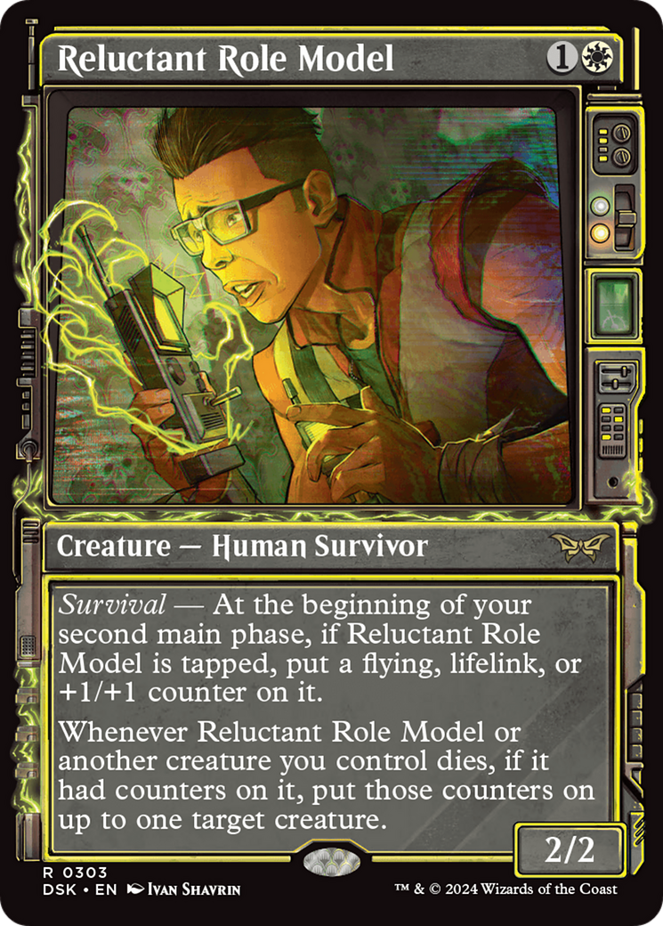 Reluctant Role Model (DSK-303) [Duskmourn: House of Horror]: (Showcase)