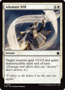 Adamant Will (FDN-488) [Foundations]