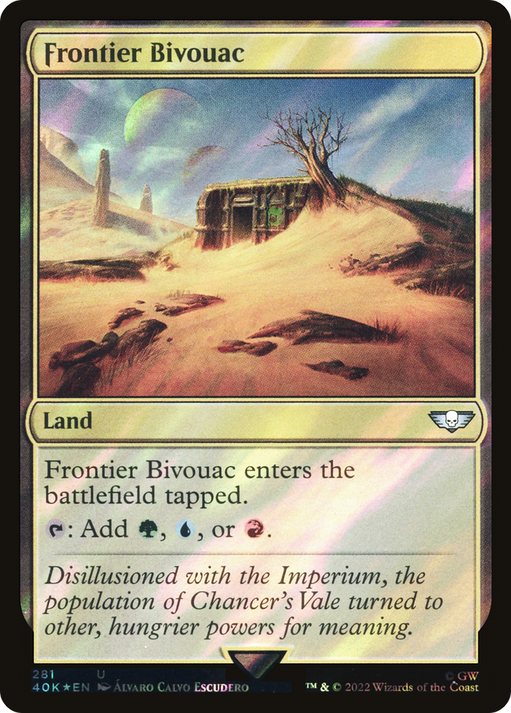 Frontier Bivouac (40K-281★) [Warhammer 40,000 Commander] Foil
