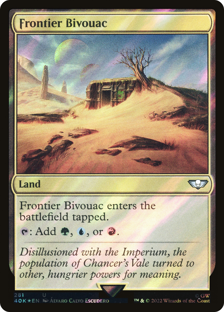 Frontier Bivouac (Surge Foil) (40K-281) [Warhammer 40,000 Commander] Foil