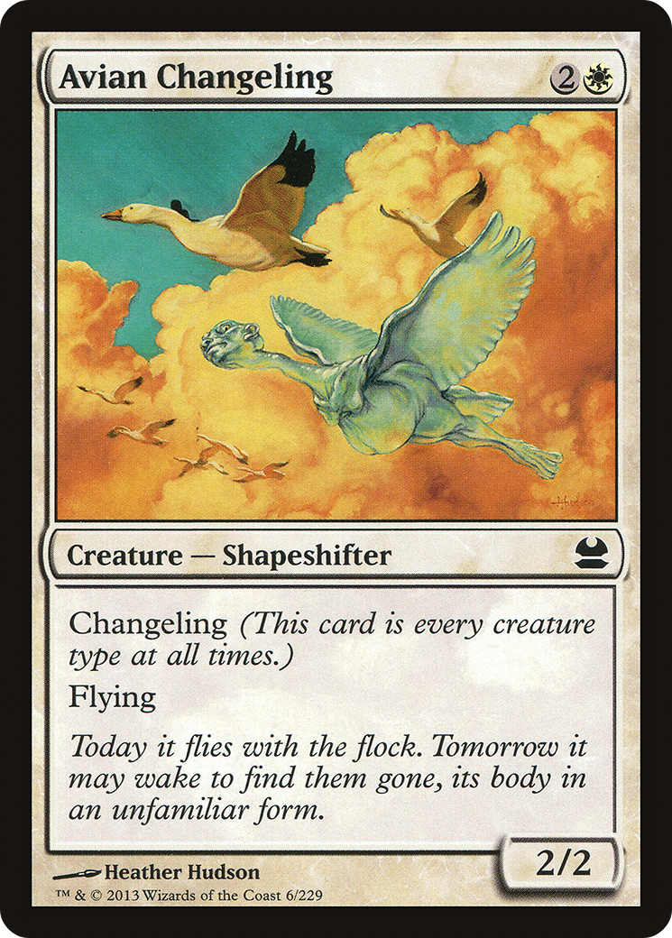 Avian Changeling (MMA-006) [Modern Masters] Foil