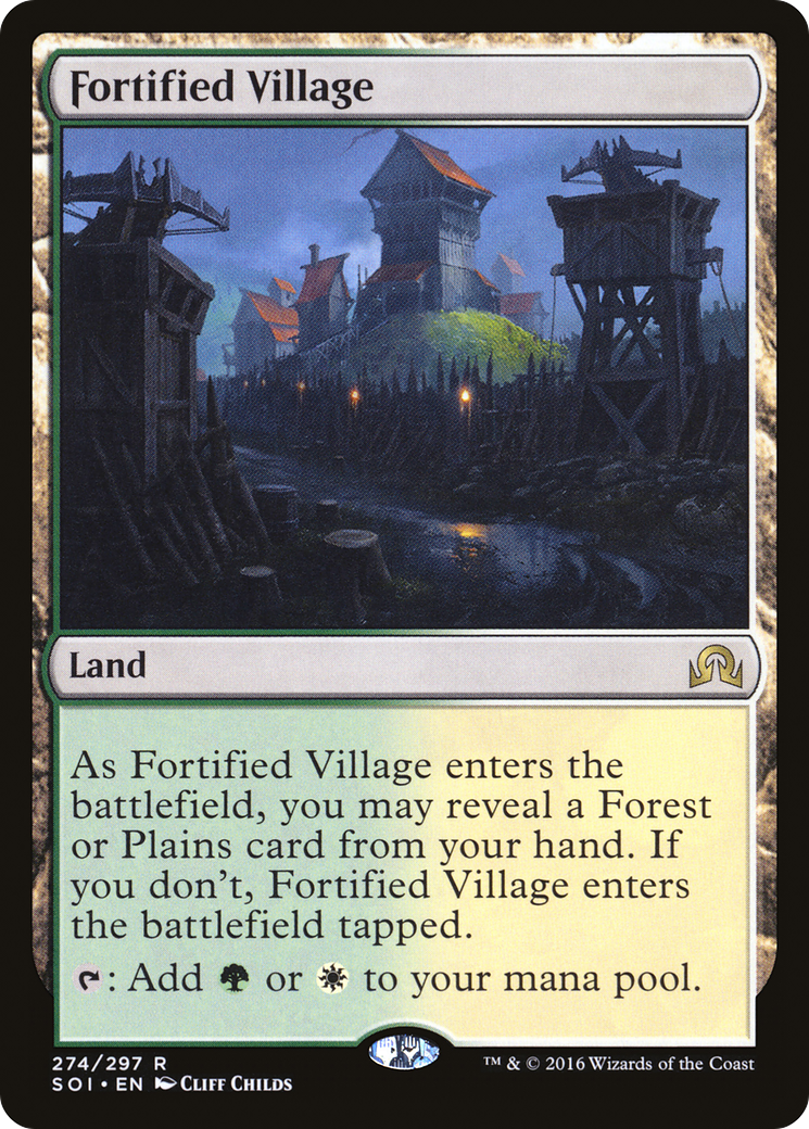 Fortified Village (SOI-274) [Shadows over Innistrad] Foil
