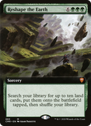 Reshape the Earth (Extended Art) (CMR-683) [Commander Legends]
