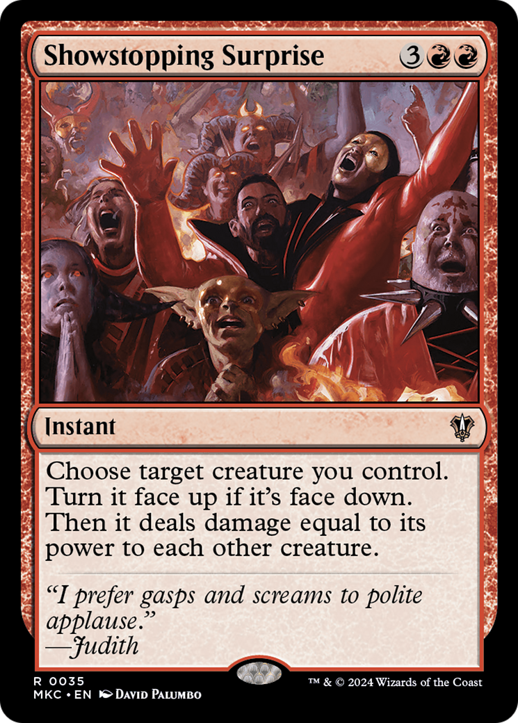 Showstopping Surprise (MKC-035) [Murders at Karlov Manor Commander]