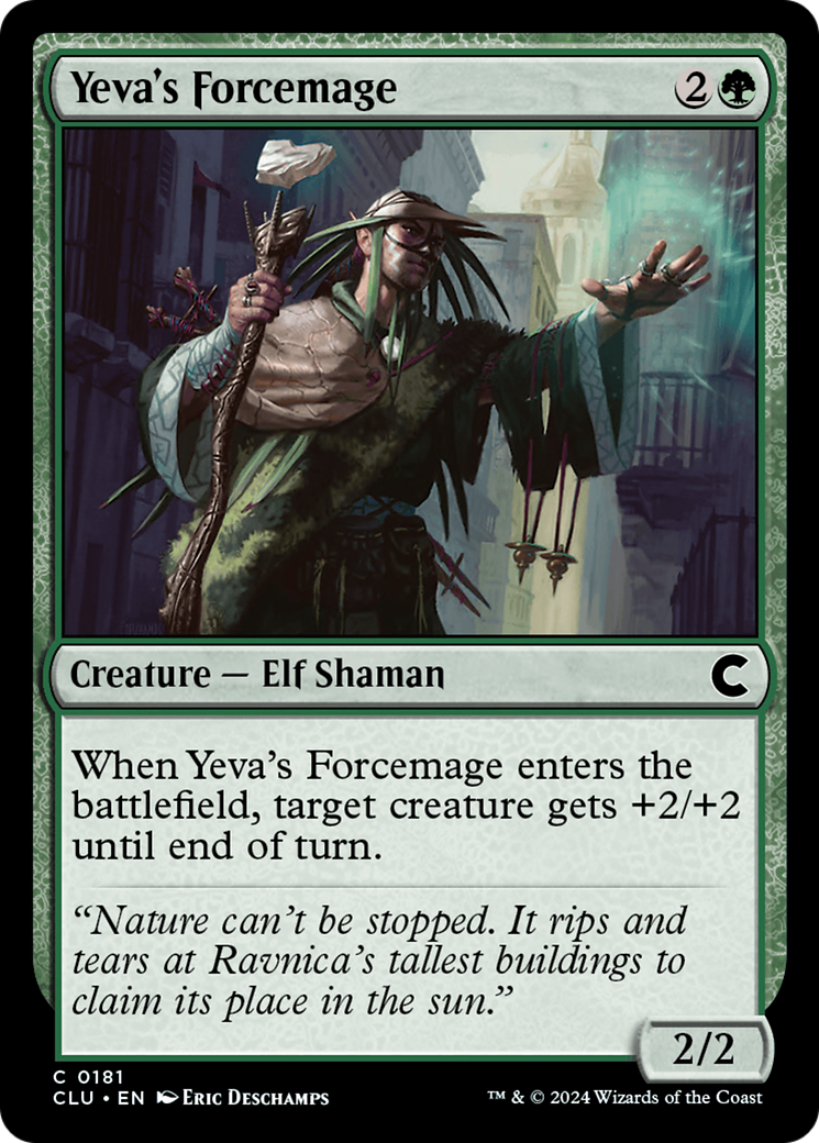 Yeva's Forcemage (CLU-181) [Ravnica: Clue Edition]