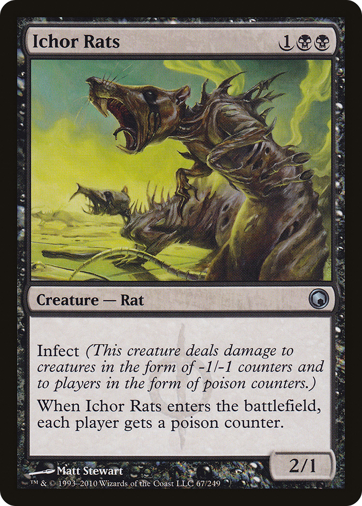 Ichor Rats (SOM-067) [Scars of Mirrodin] Foil