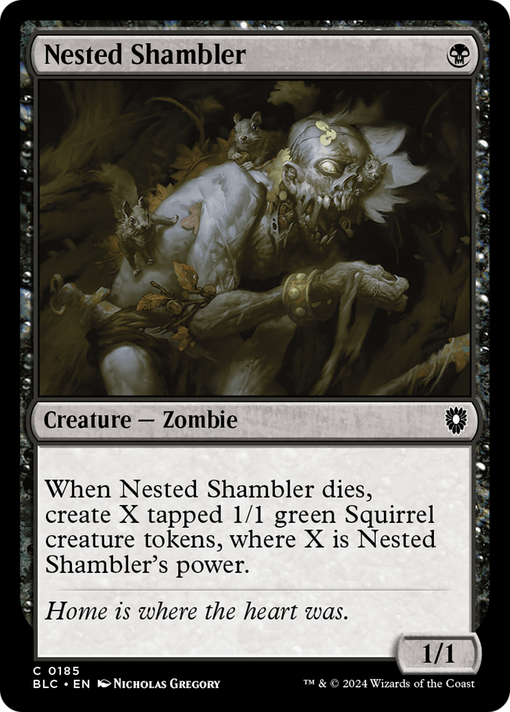 Nested Shambler (BLC-185) [Bloomburrow Commander]