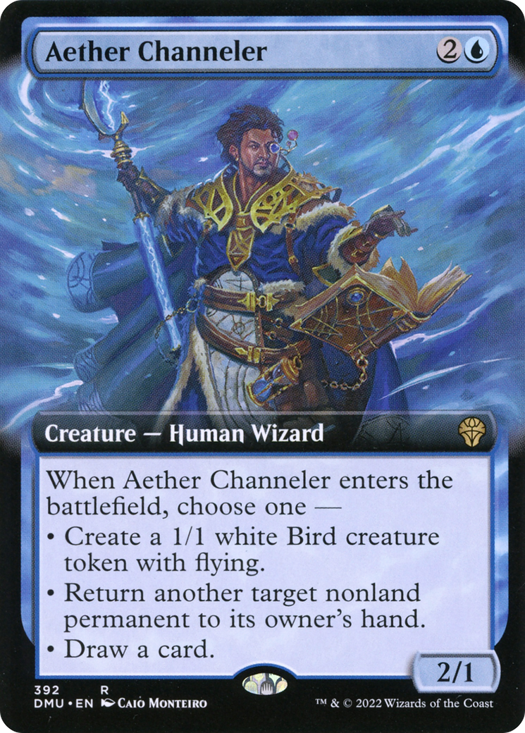 Aether Channeler (Extended Art) (DMU-392) [Dominaria United]