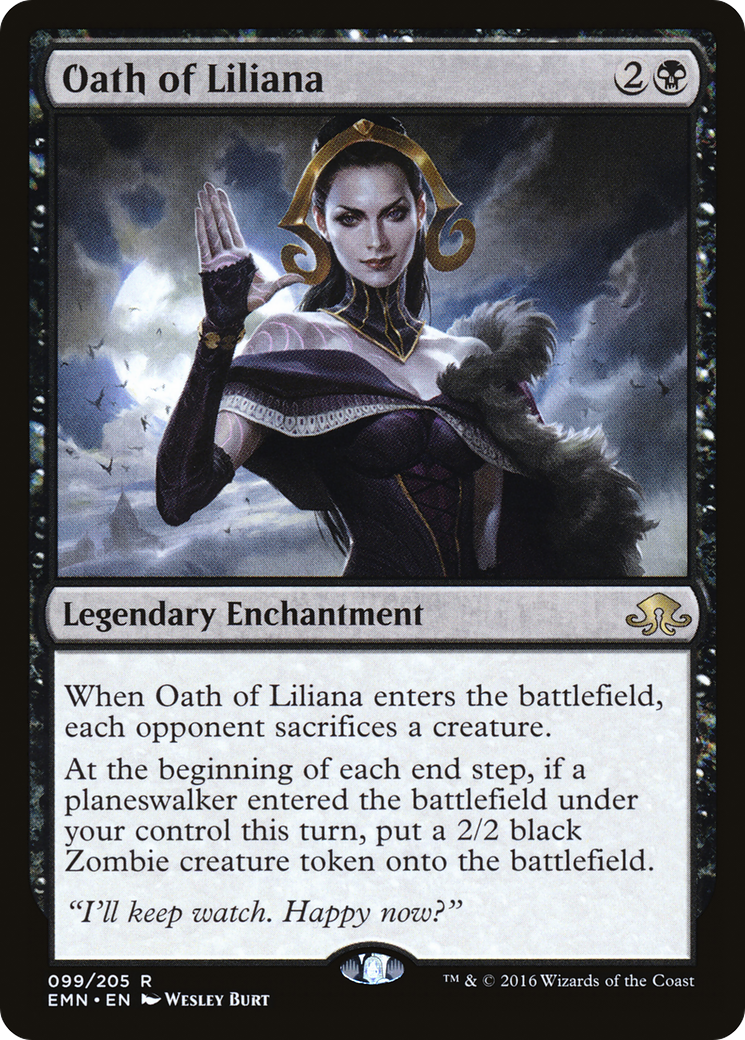 Oath of Liliana (EMN-099) [Eldritch Moon]