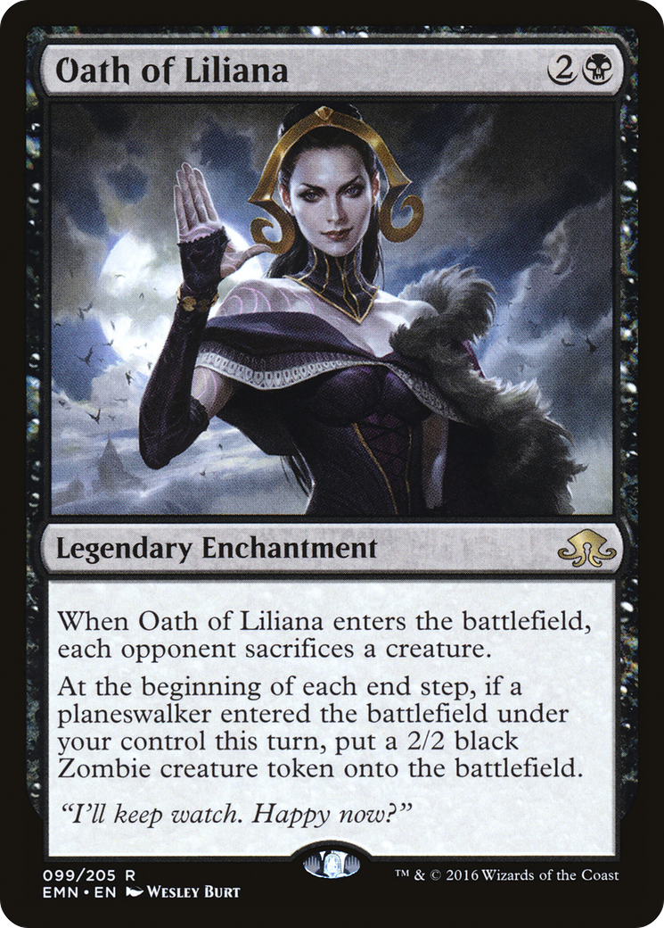 Oath of Liliana (EMN-099) [Eldritch Moon] Foil
