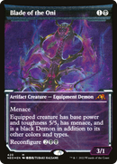 Blade of the Oni (Showcase) (Foil Etched) (NEO-420) [Kamigawa: Neon Dynasty] Foil