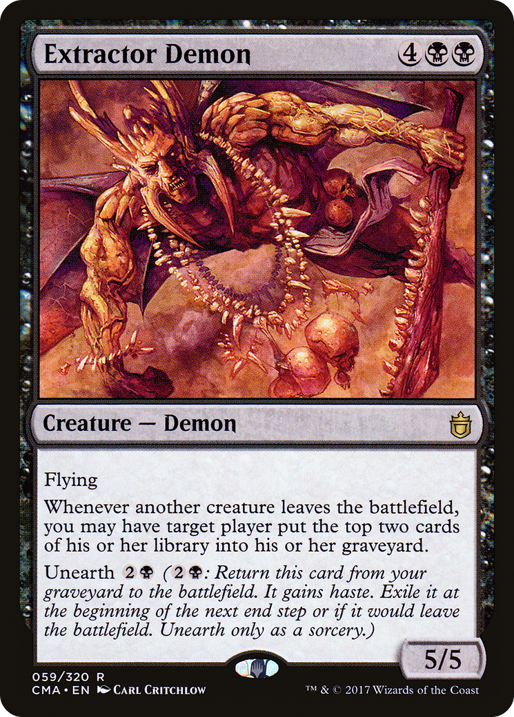 Extractor Demon (CMA-059) [Commander Anthology]