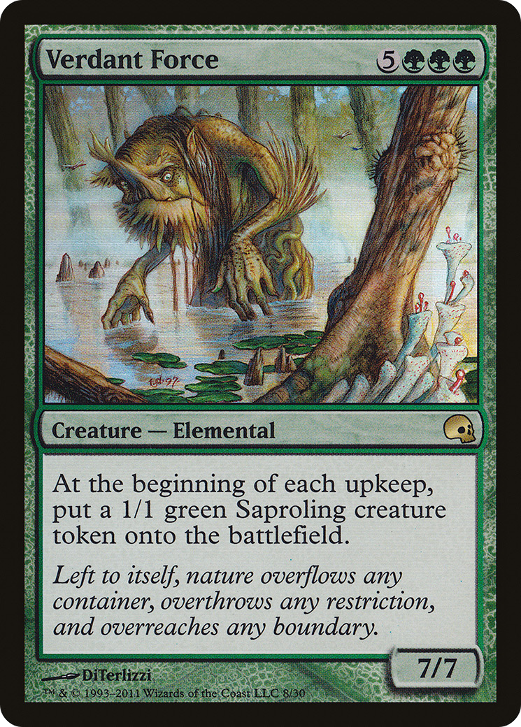 Verdant Force (GRV-008) [Premium Deck Series: Graveborn] Foil