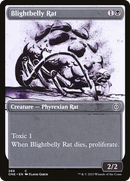 Blightbelly Rat (Showcase) (ONE-289) [Phyrexia: All Will Be One] Foil
