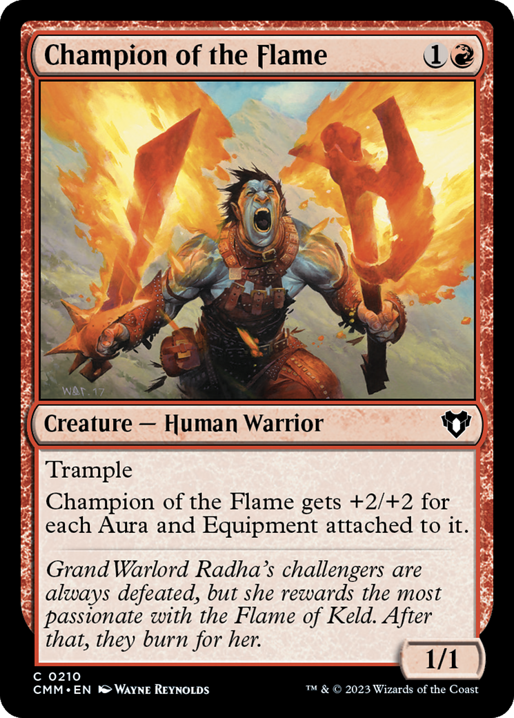 Champion of the Flame (CMM-210) [Commander Masters]