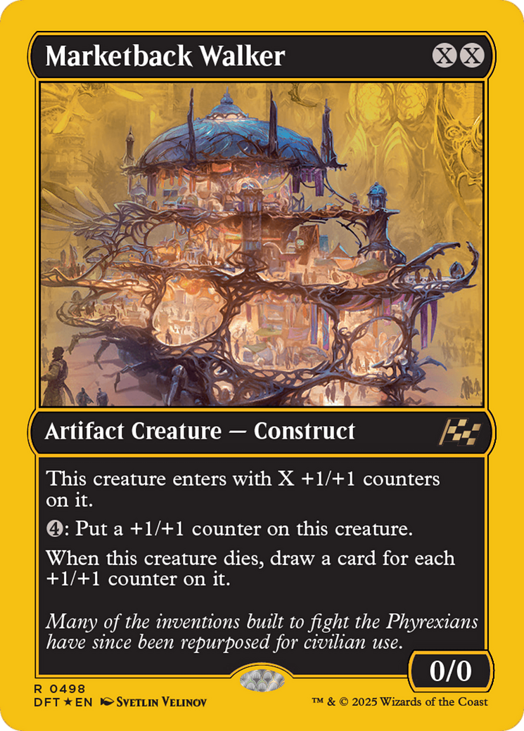 Marketback Walker (DFT-498) [Aetherdrift] Foil