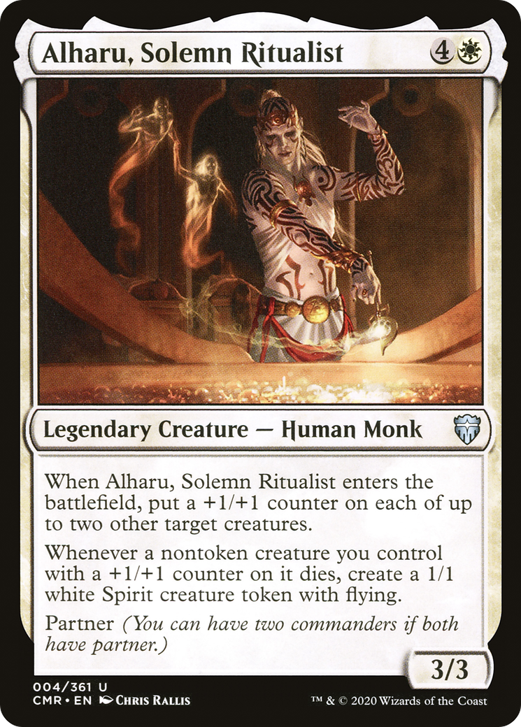 Alharu, Solemn Ritualist (CMR-004) [Commander Legends] Foil