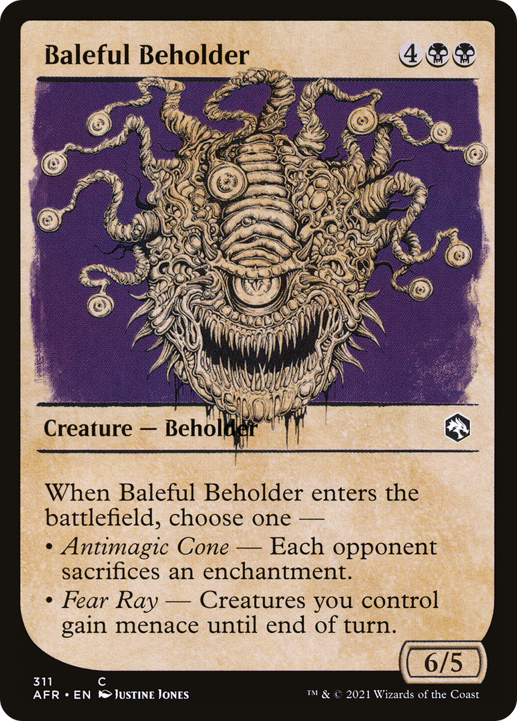 Baleful Beholder (Showcase) (AFR-311) [Adventures in the Forgotten Realms] Foil