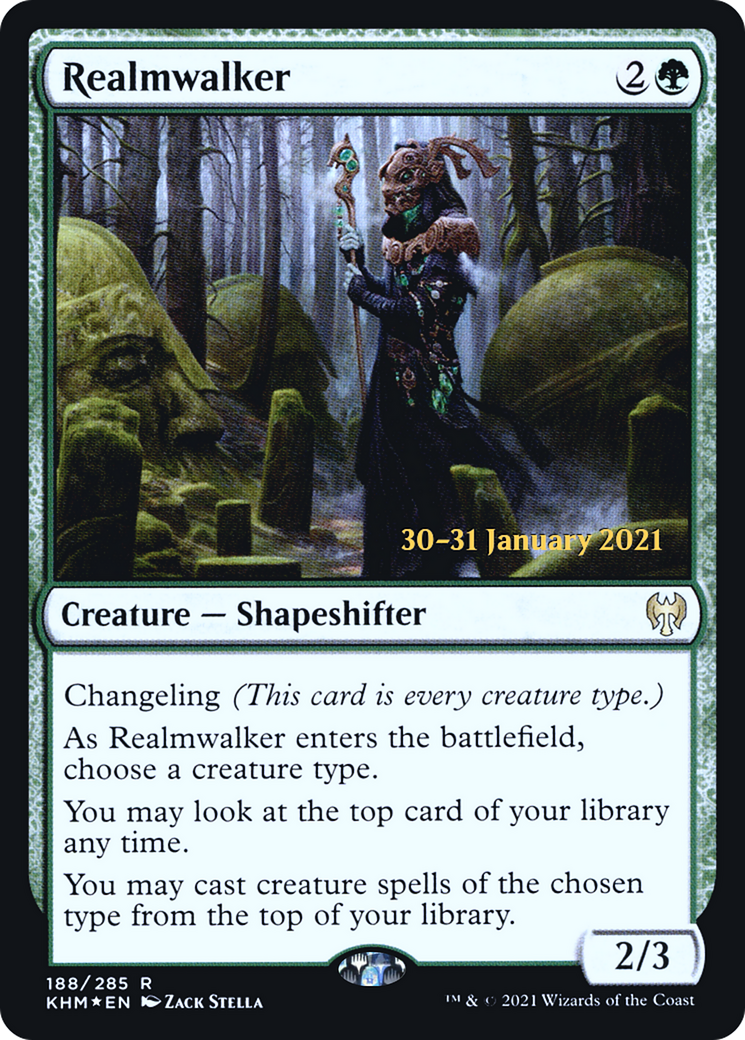 Realmwalker (PRE-188S) [Kaldheim Promos] Foil