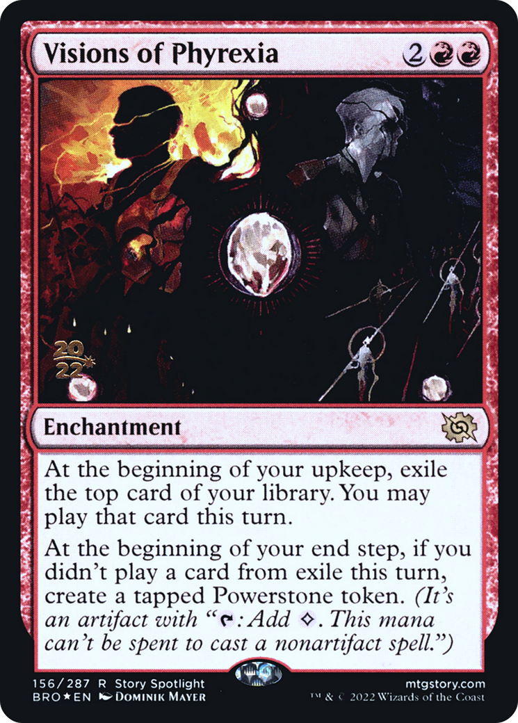 Visions of Phyrexia (PRE-156) [The Brothers' War Promos] Foil