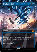 Cyclonic Rift (RVR-419) [Ravnica Remastered] (Borderless) Foil