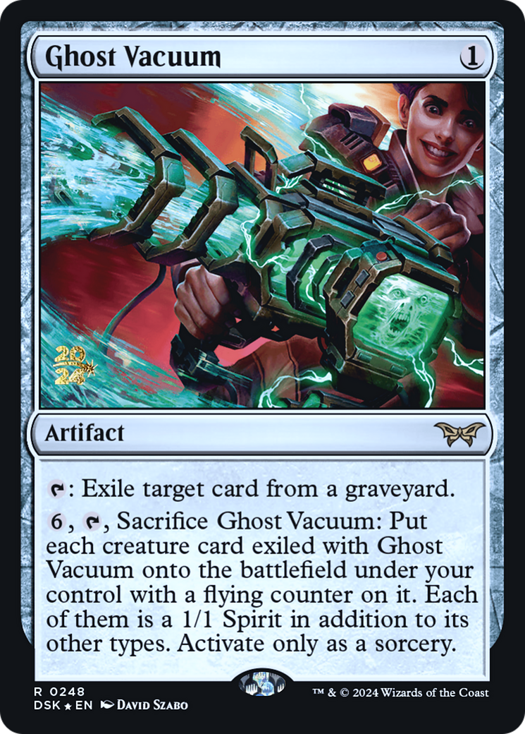 Ghost Vacuum (PRE-248S) [Duskmourn: House of Horror Promos] Foil