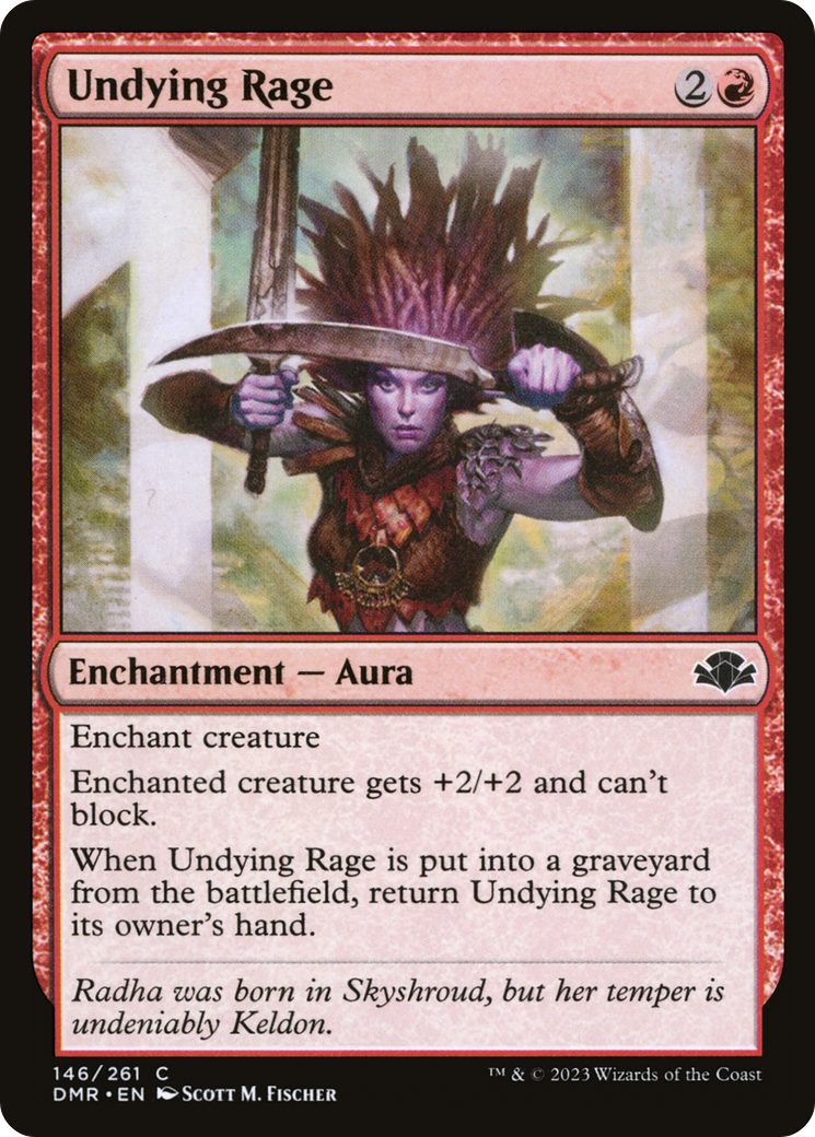 Undying Rage (DMR-146) [Dominaria Remastered]