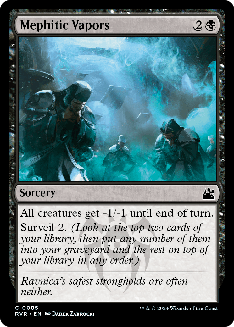 Mephitic Vapors (RVR-085) [Ravnica Remastered] Foil