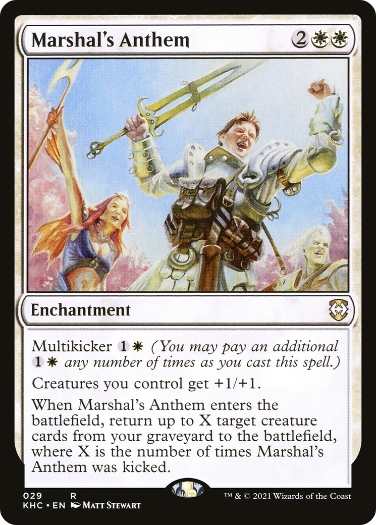 Marshal's Anthem (KHC-029) [Kaldheim Commander]