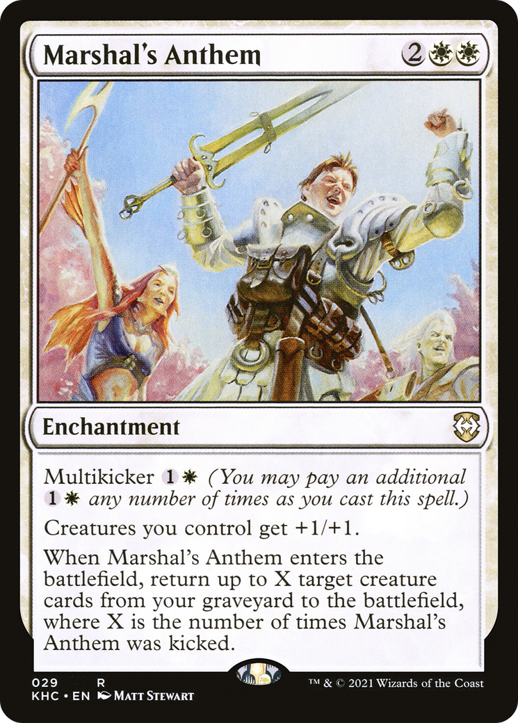 Marshal's Anthem (KHC-029) [Kaldheim Commander]
