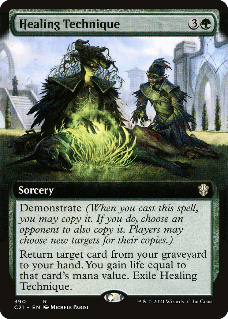 Healing Technique (Extended Art) (C21-390) [Commander 2021]
