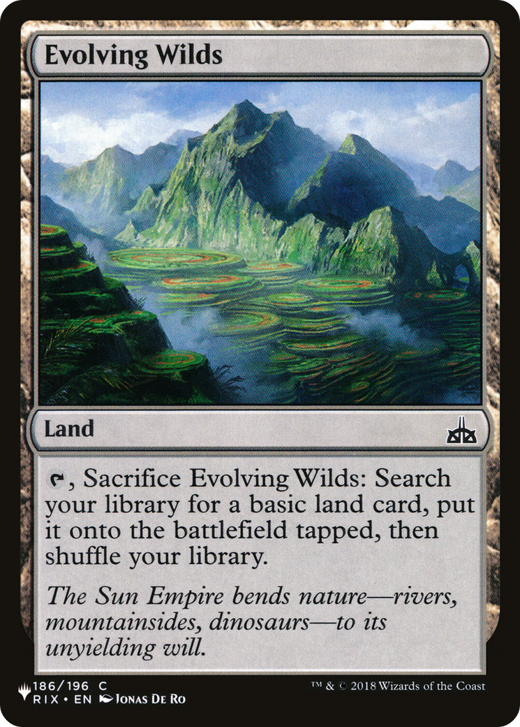 Evolving Wilds (LIST-RIX-186) [The List]