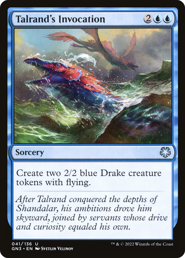Talrand's Invocation (GN3-041) [Game Night: Free-for-All]