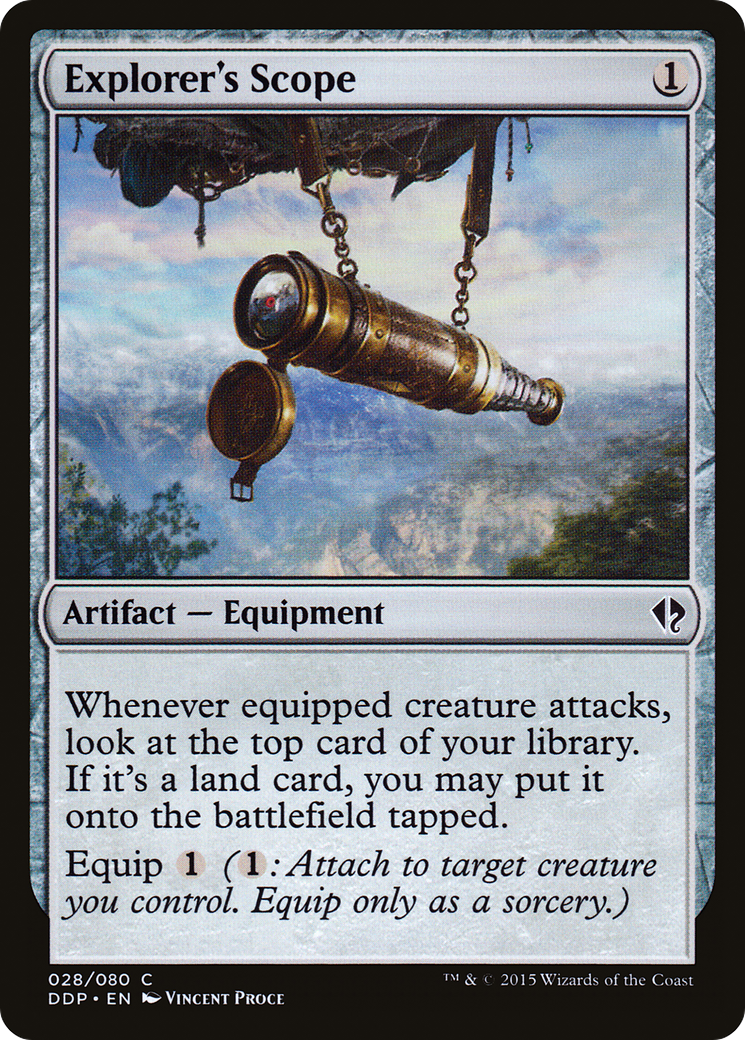 Explorer's Scope (DDP-028) [Duel Decks: Zendikar vs. Eldrazi]