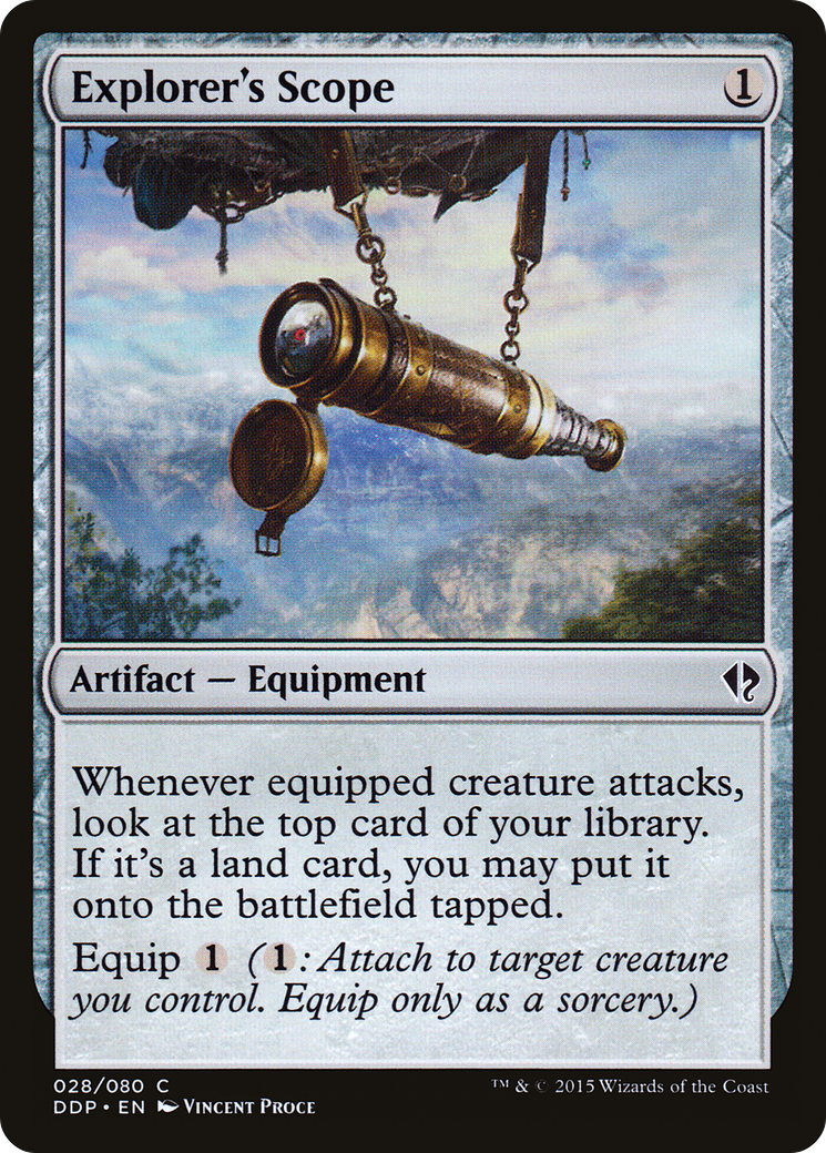 Explorer's Scope (DDP-028) [Duel Decks: Zendikar vs. Eldrazi]