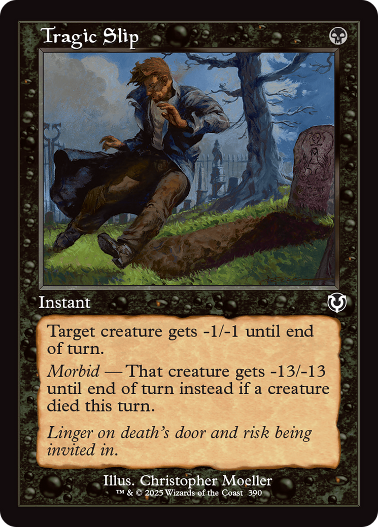 Tragic Slip (INR-390) [Innistrad Remastered] Foil