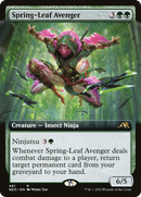 Spring-Leaf Avenger (Extended Art) (NEO-481) [Kamigawa: Neon Dynasty]