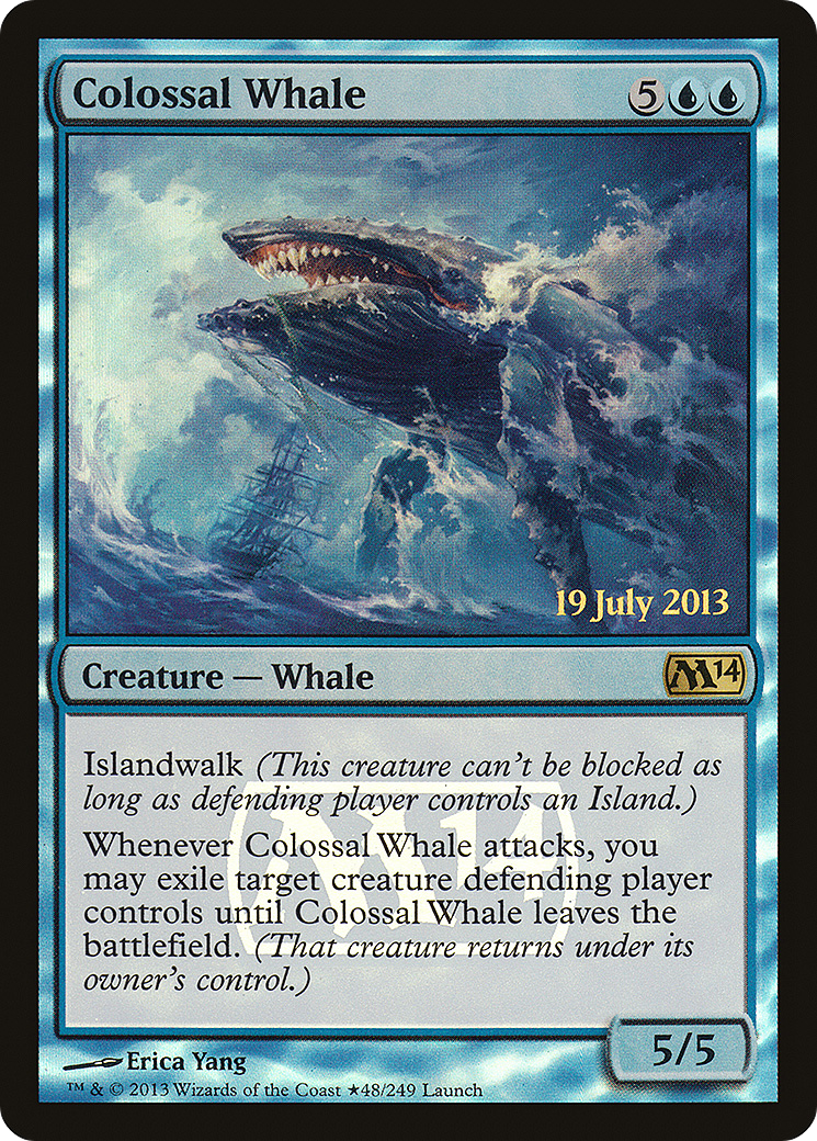 Colossal Whale (LARP-48★) [Magic 2014 Promos] Foil