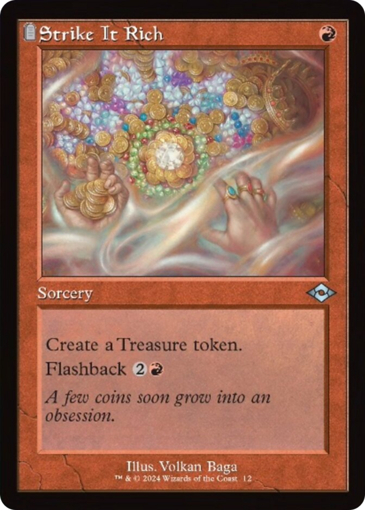 Strike It Rich (MH2-012) [Modern Horizons 2 Timeshifts]: (tombstone) Foil