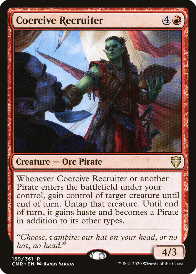 Coercive Recruiter (CMR-169) [Commander Legends]